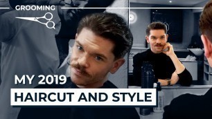 'My New Haircut and Style For 2019 | Men\'s Hair Tutorial'