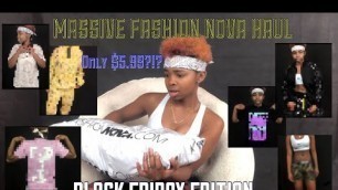 'FASHION NOVA TRY ON HAUL |BLACK FRIDAY SALE|'