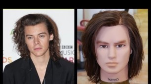 'Harry Styles NEW Haircut & Hairstyle Tutorial - TheSalonGuy'