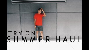 'Men\'s Try-on Summer Haul 2016 ( American Apparel, Urban Outfitters, Nordstrom, Hyden Yoo, Nike)'