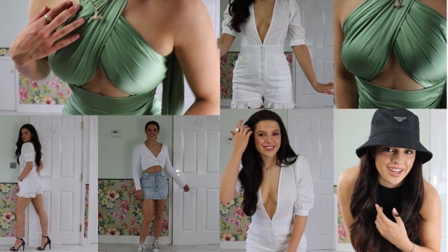 'BEAUTIFUL SUMMER CLOTHING TRY ON HAUL IN COLLABORATION WITH SHEIN!! EMILY MONKS 