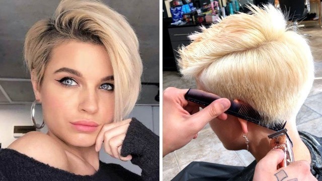 'Trendy Hairstyles 2019 | Top 15+ Pixie Short Haircut Hot Trend 2019 | New Hairstyles Women GRWM'