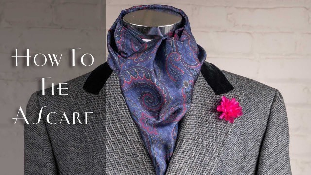 'How To Tie A Scarf - 6 Easy & Quick Ways for Men\'s Scarves'