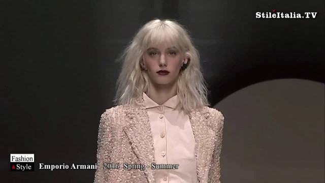 'Italian Fashion   Emporio Armani 2016 Spring Summer Italian Elegance Italian Woman'