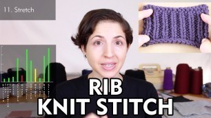 'Rib Knit Stitch - Fashion Design - Knitting - Emily Keller'