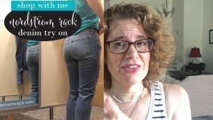 'July 2018 Fashion Over 40 on a Budget, Nordstrom Rack Denim Try On with AG Jeans, Kut from the Kloth'