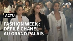 'Paris Fashion Week: défilé Chanel au Grand Palais | AFP News'