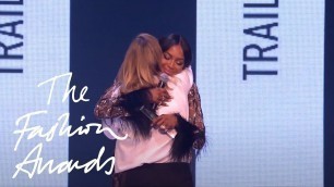 'Sarah Burton OBE receives Trailblazer Award | The Fashion Awards 2019'