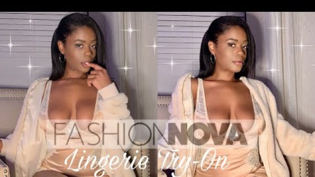 'Lingerie Try-On Haul 2021 (Fashion Nova)'