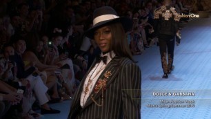 'DOLCE & GABBANA Milan Fashion Week Men\'s Spring/Summer 2019 Highlight'