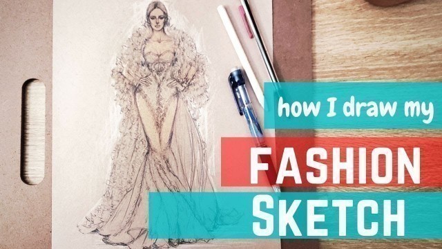 'My Fashion Sketch Drawing Video'