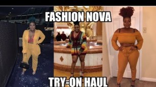 'FASHION NOVA TRY-ON HAUL | All Outfits in XL | TiaMorra'