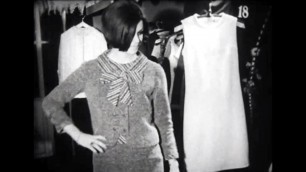 'Paris Fashion Week and the Boutique 1966, 1960s French RTF Inter-TV, F632 a'