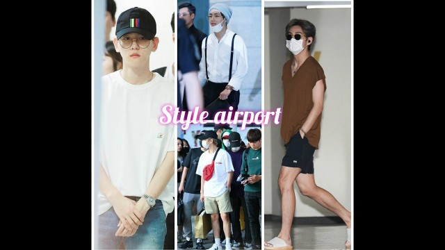 'Style airport Baekhyun vs taehyung [super cool handsome] 2020'