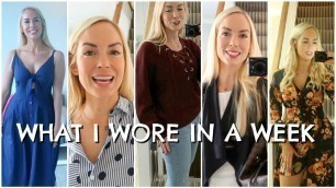 'WHAT I WORE IN A WEEK  |  OUTFITS OF THE WEEK  |  EMILY NORRIS'