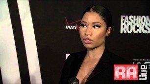 'Nicki Minaj Fashion Rocks Red Carpet Interview'