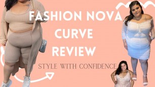 'New Fashion Nova Curvy Review Try on| Let\'s Style with Confidence'