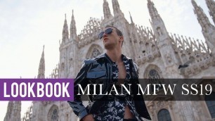 'Men\'s Fashion Week Designer Lookbook | Versace, Dolce & Gabbana, Dsquared2 | Milan SS19'