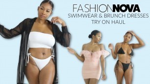 'BRUNCH BABE & SWIMWEAR Fashion Nova TRY ON HAUL'