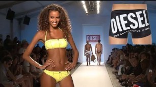 'Diesel Swimwear @ MBFW Miami Swim 2012 - Fashion Bikini Runway Sexy Fashion Show with Male Models'