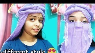 'How to tie a face scarf like shemagh || Different style 