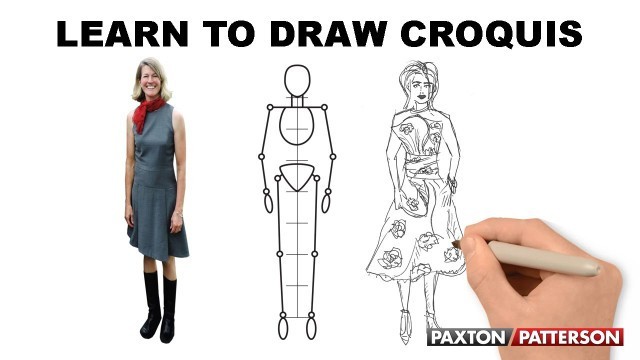 'Learn To Draw Croquis Fashion Sketches'