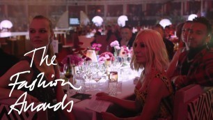 'Donatella Versace | The Fashion Icon Award | The Fashion Awards 2017'