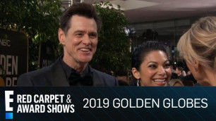 'Jim Carrey Gives Comedy Lesson at 2019 Golden Globe Awards | E! Red Carpet & Award Shows'