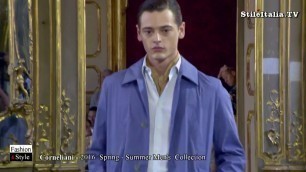 'Italian Fashion   Corneliani   2016 Spring Summer   Milan Fashion Week'