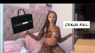 'Fashion Nova X Dollskill Try On Haul'