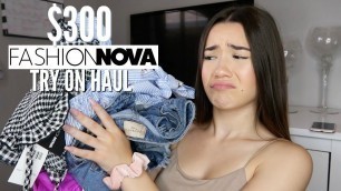 '$300 Fashion Nova Try-On Clothing Haul'