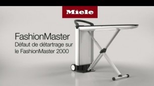 'Anomalie lors du détartrage de la FashionMaster 2000 I Miele'