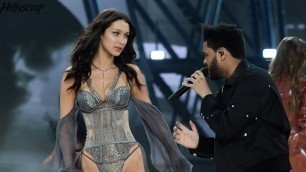 'Watch Bella Hadid and The Weeknd\'s AWKWARD Run-In During Fashion Week'