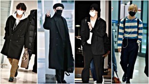 'BTS V / Kim Taehyung (김태형) Airport Fashion - Part 1 || Looking absolutely stunning!'