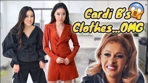 'WEARING CARDI B\'S CLOTHES... WHAT.... - Fashion Nova Try On Haul'