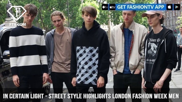 'In Certain Light - London Fashion Week Mens S/S 2018 | FashionTV | FTV'