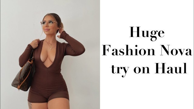 'Huge Fashion Nova try on Haul Lilith Cavaliere x'