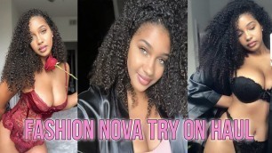 'VALENTINES TRY ON HAUL FT FASHION NOVA'