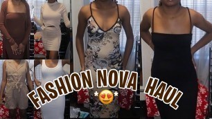 'FASHION NOVA TRY-ON HAUL! |AshleySharice'