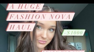 'HUGE FashionNova Try on Haul 2020'