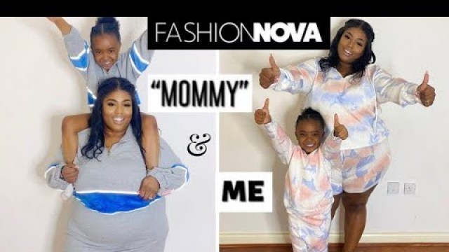 'FASHION NOVA \"MOMMY\" & ME PLUS SIZE TRY ON HAUL PT || FT TAELA ARIYA'