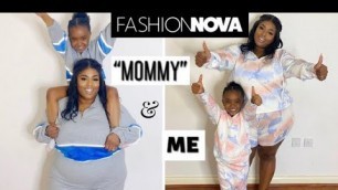 'FASHION NOVA \"MOMMY\" & ME PLUS SIZE TRY ON HAUL PT || FT TAELA ARIYA'