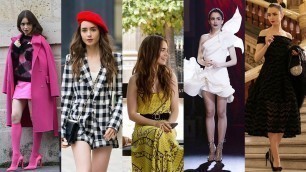 'All 53 OUTFITS Lily Collins Wore During Season 1 of Emily In Paris | Fashion File'