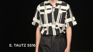 'E. Tautz SS16 at London Collections Men'