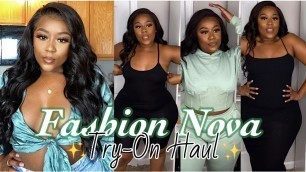 'Curvy Fashion Nova Try On Haul | Summer/ Transitional | Christiana Moore'