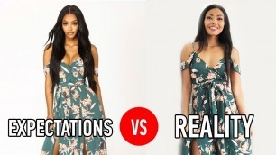 'FASHIONNOVA TRY ON | Expectation VS Reality'