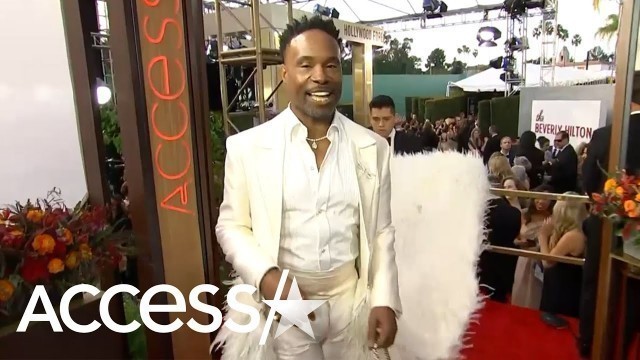 'Billy Porter Spills Details On His Epic All-White Golden Globes Style: \'No Spaghetti Tonight\''