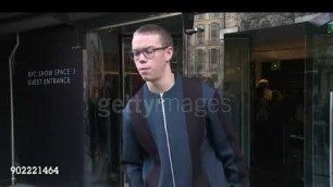 '(old) Will Poulter at Men\'s London fashion week (2018)'