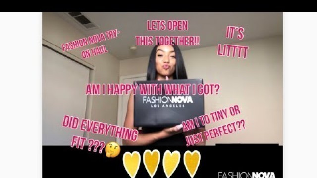 'Fashion Nova Try-on Haul 