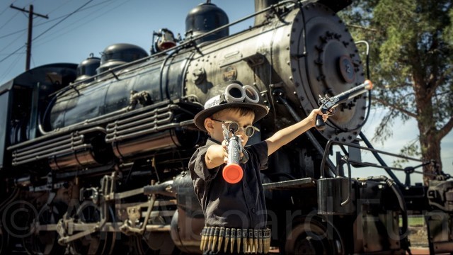 'Iron Horse Steampunk Carnival at Orange Empire Railway Museum'